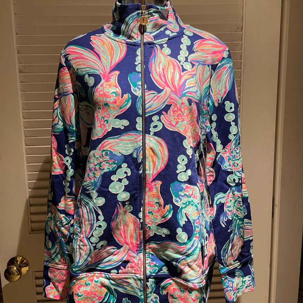 COPY - Brand New Lily Pulitzer zip up lightweight sweatshirt